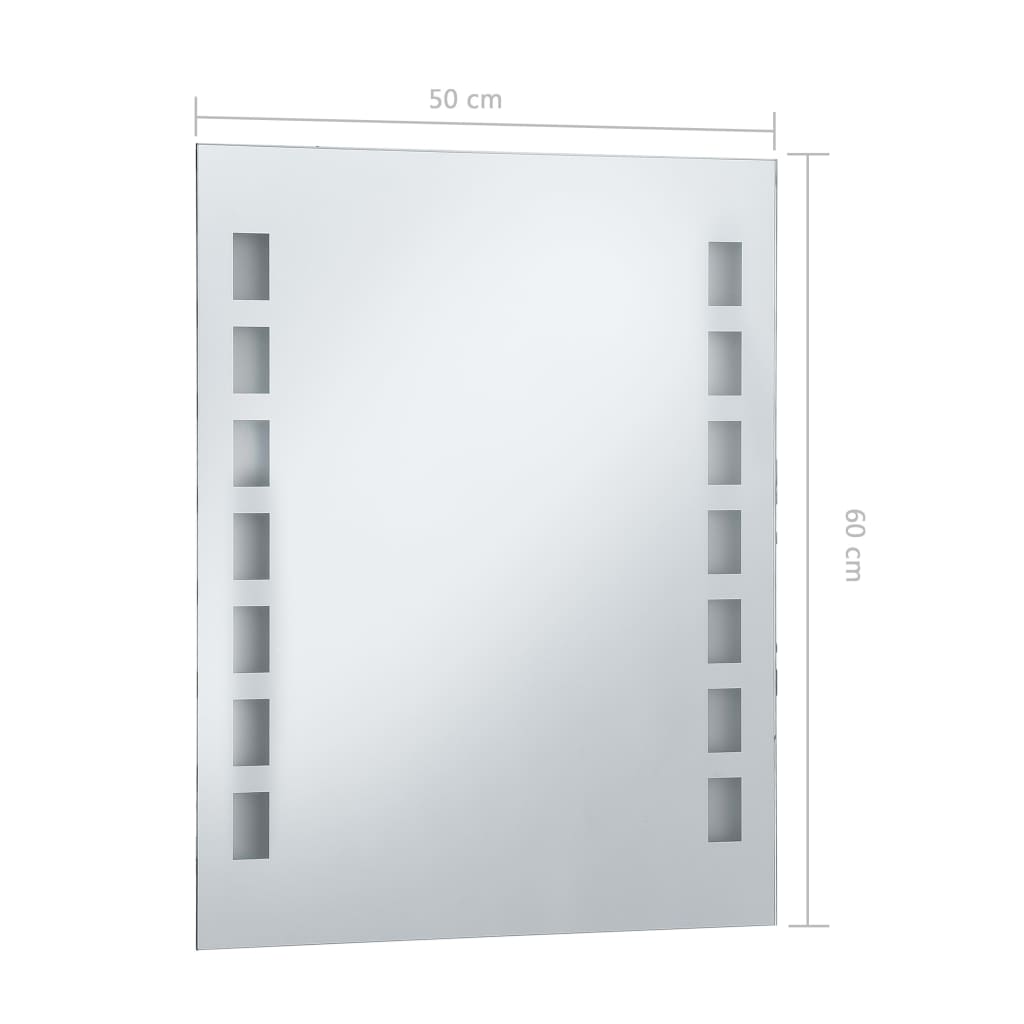 Specchio da Parete a LED per Bagno 50x60 cm - homemem39
