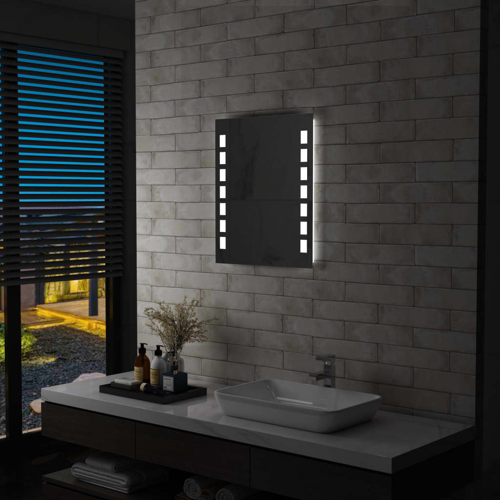 Specchio da Parete a LED per Bagno 50x60 cm - homemem39