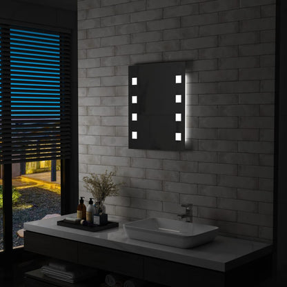 Specchio da Parete a LED per Bagno 50x60 cm - homemem39