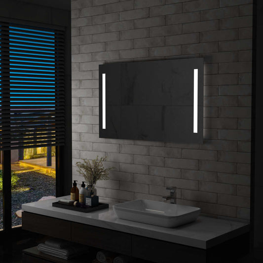 Specchio da Parete a LED per Bagno 100x60 cm - homemem39