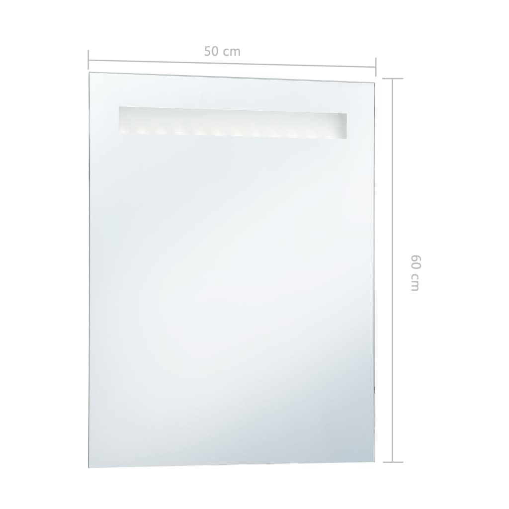 Specchio da Parete a LED per Bagno 50x60 cm - homemem39