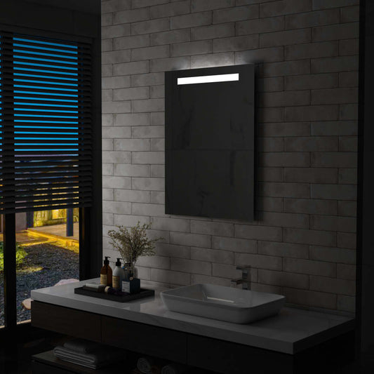 Specchio da Parete a LED per Bagno 60x80 cm - homemem39