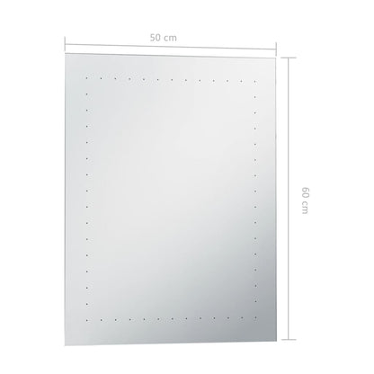 Specchio da Parete a LED per Bagno 50x60 cm - homemem39