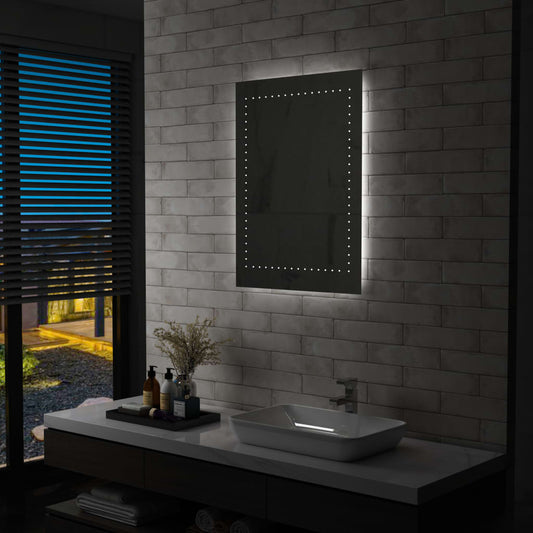 Specchio da Parete a LED per Bagno 60x80 cm - homemem39