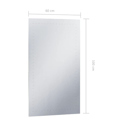 Specchio da Parete a LED per Bagno 60x100 cm - homemem39