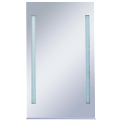 Specchio da Parete a LED per Bagno con Ripiano 60x100 cm - homemem39