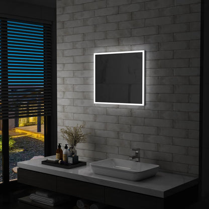 Specchio da Parete a LED per Bagno 60x50 cm - homemem39