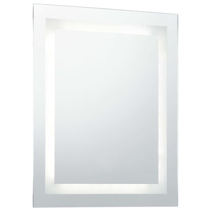 Specchio da Parete a LED per Bagno con Sensore Tattile 50x60cm - homemem39