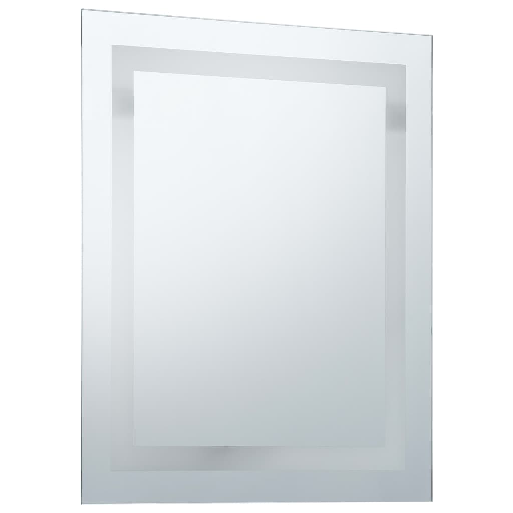 Specchio da Parete a LED per Bagno con Sensore Tattile 50x60cm - homemem39