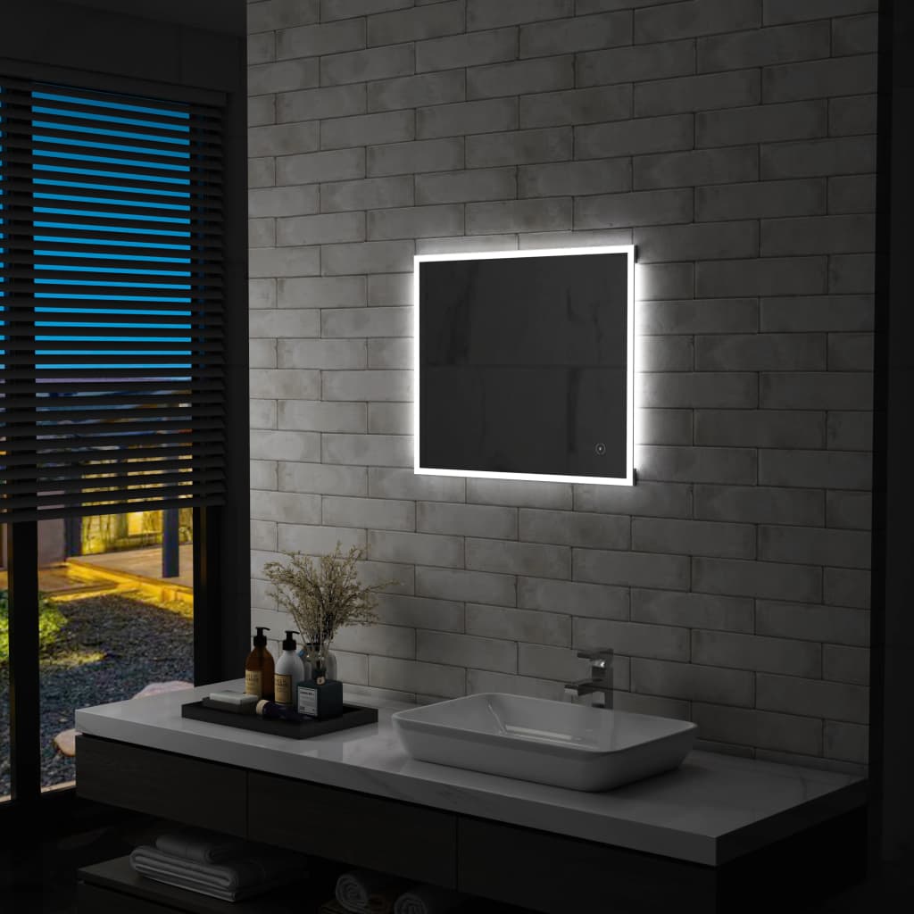 Specchio LED da Bagno con Sensore Tattile 60x50 cm - homemem39