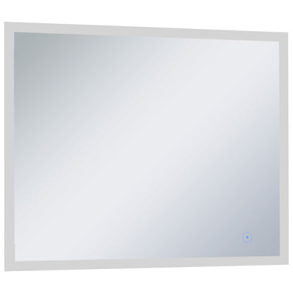 Specchio da Parete a LED per Bagno con Sensore Tattile 80x60cm - homemem39