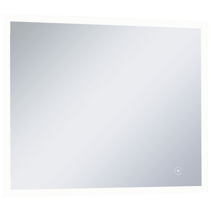 Specchio da Parete a LED per Bagno con Sensore Tattile 80x60cm - homemem39