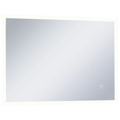 Specchio da Parete a LED per Bagno con Sensore Tattile 100x60cm - homemem39