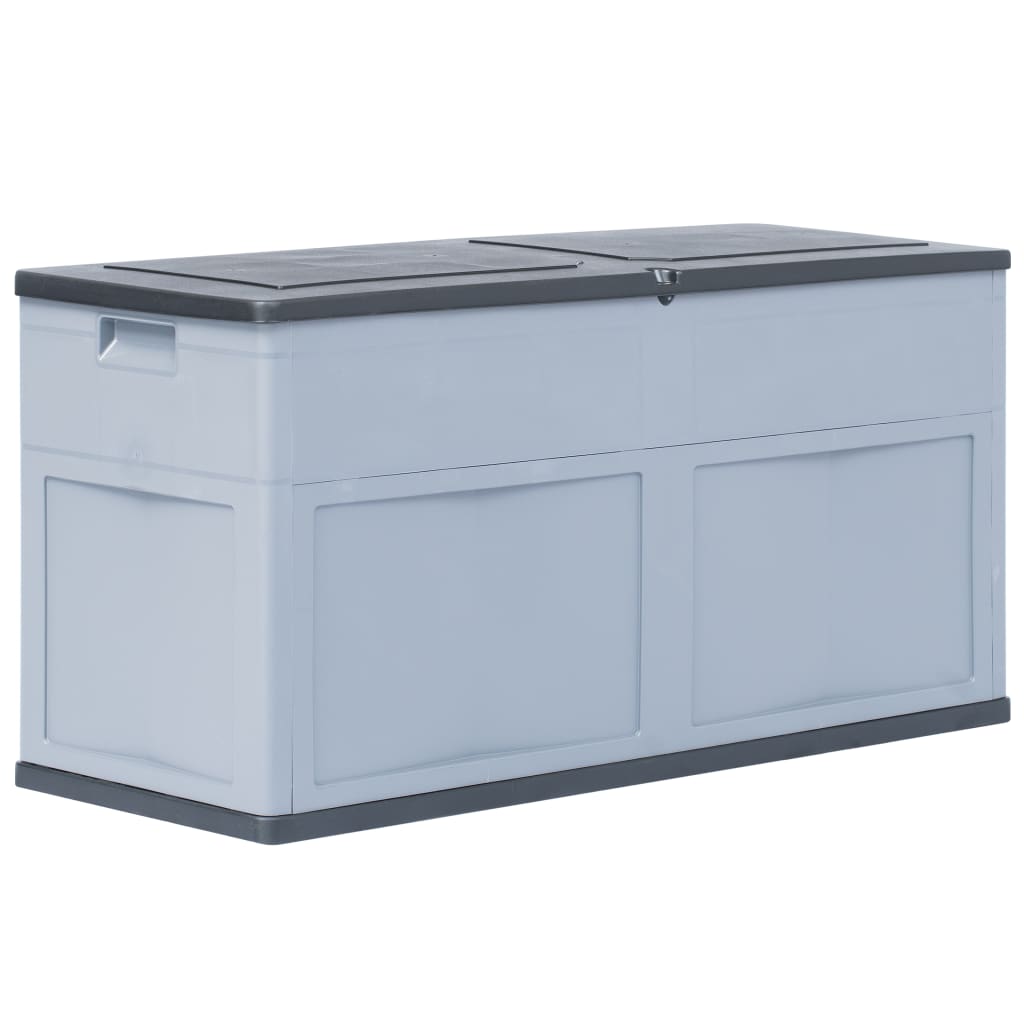 Baule da Giardino 320 L Grigio Nero - homemem39