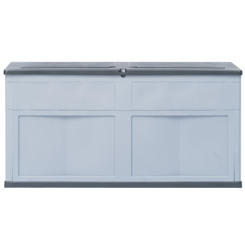 Baule da Giardino 320 L Grigio Nero - homemem39