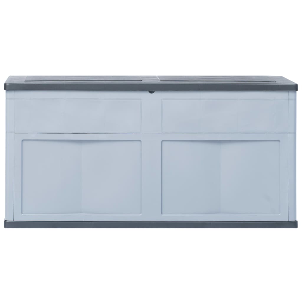 Baule da Giardino 320 L Grigio Nero - homemem39