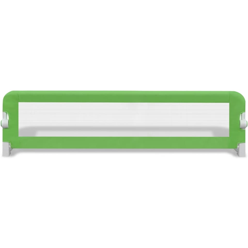 Sponde Letto per la Sicurezza dei Bambini 2 pz Verde 150x42 cm - homemem39