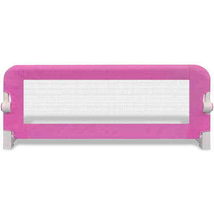 Sponde Letto per la Sicurezza dei Bambini 2 pz Rosa 102x42 cm - homemem39