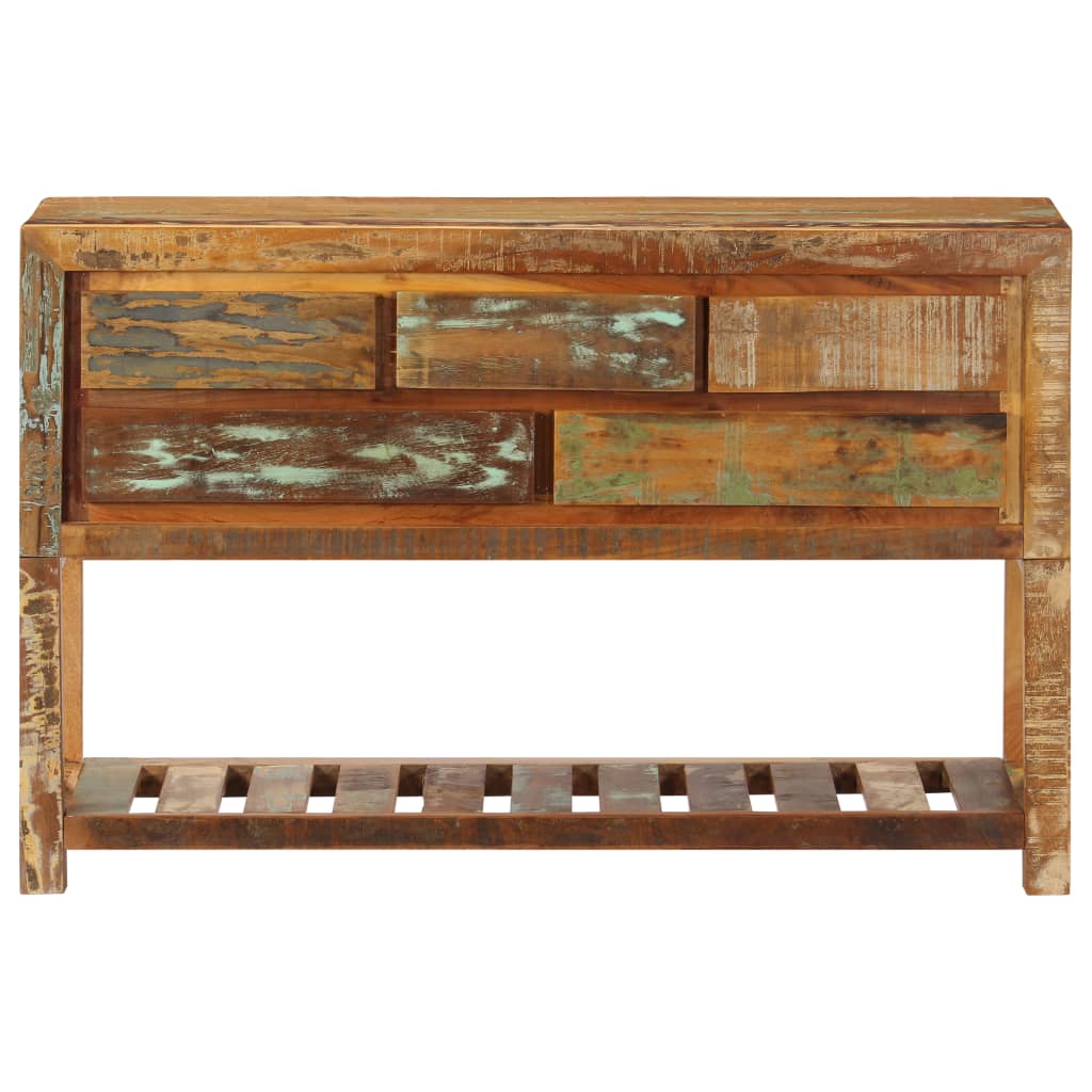 Credenza 120x30x75 cm Legno Massello di Recupero - homemem39