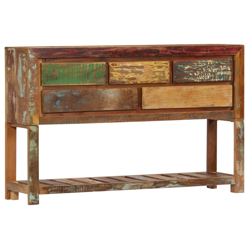 Credenza 120x30x75 cm Legno Massello di Recupero - homemem39