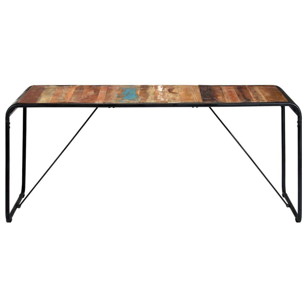 Tavolo da Pranzo 180x90x76 cm in Legno Massello di Recupero - homemem39