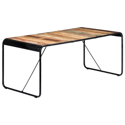 Tavolo da Pranzo 180x90x76 cm in Legno Massello di Recupero - homemem39