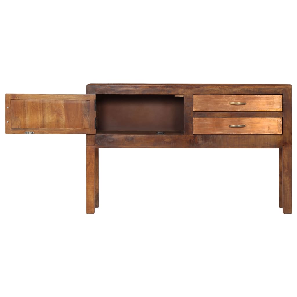 Credenza 118x30x75 cm in Legno Massello di Mango - homemem39