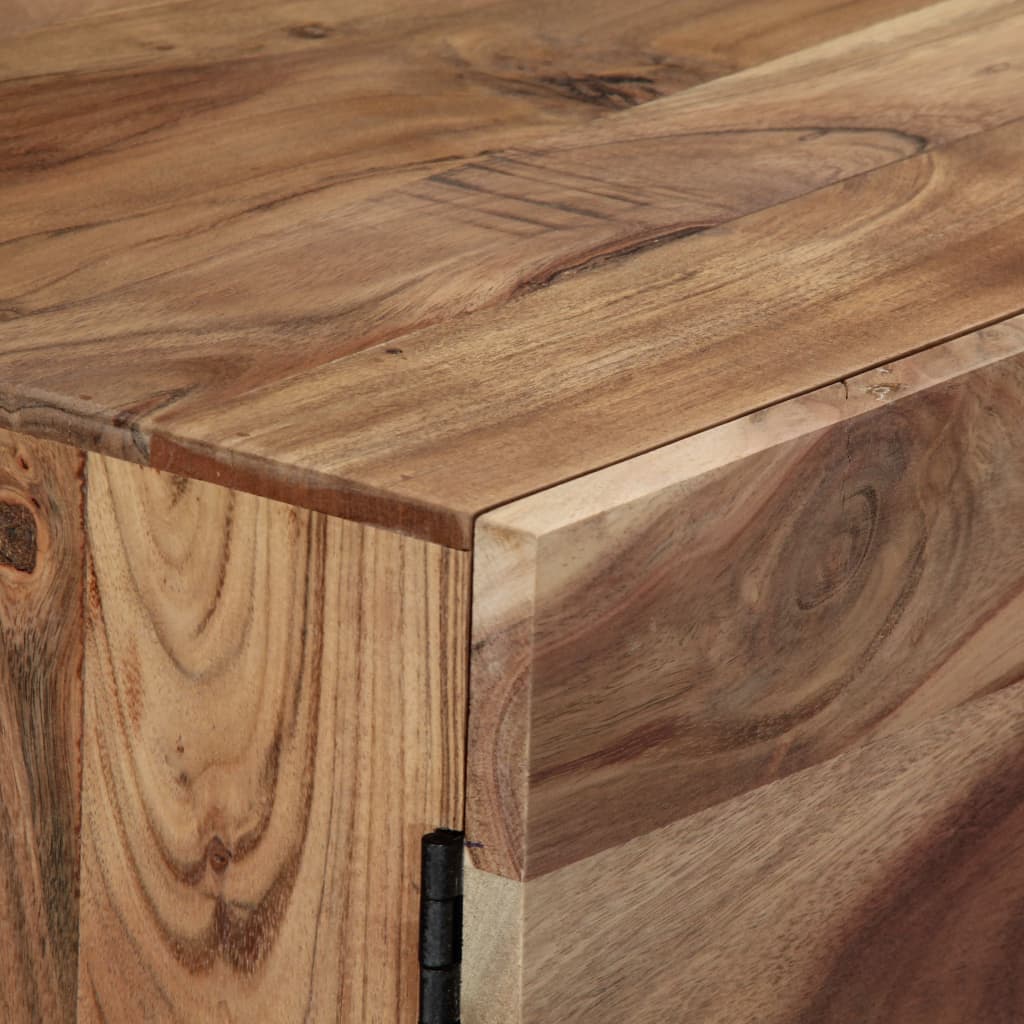 Credenza 150x40x79 cm in Legno Massello di Acacia - homemem39