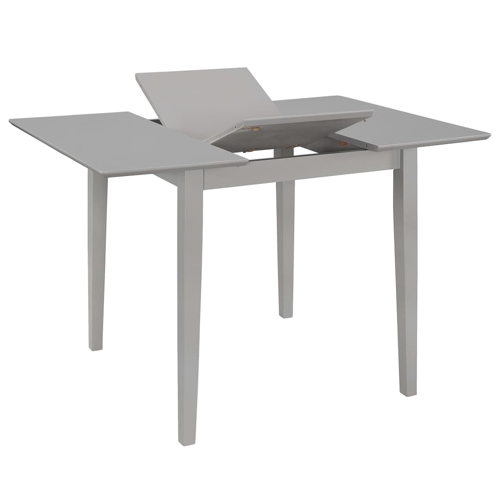 Tavolo da Pranzo Estensibile Grigio (80-120)x80x74 cm in MDF - homemem39