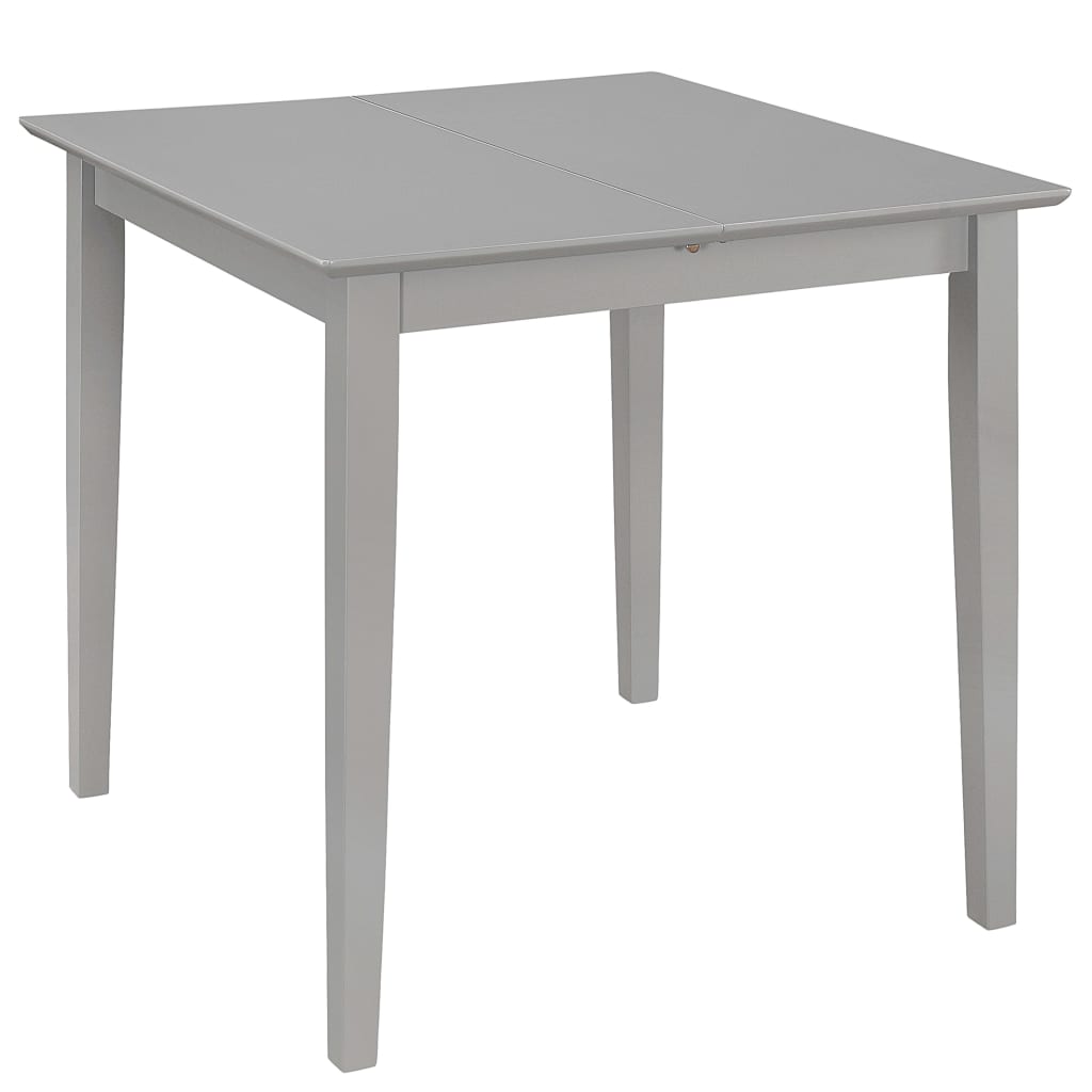 Tavolo da Pranzo Estensibile Grigio (80-120)x80x74 cm in MDF - homemem39