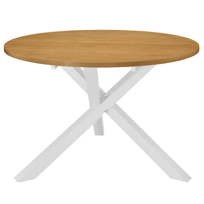 Tavolo da Pranzo Bianco 120x75 cm in MDF - homemem39