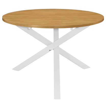 Tavolo da Pranzo Bianco 120x75 cm in MDF - homemem39