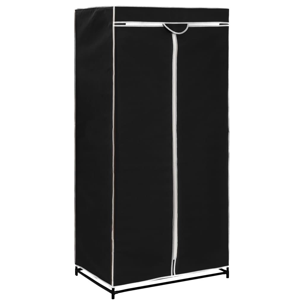 Armadio 2 pz Nero 75x50x160 cm - homemem39