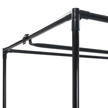 Armadio 2 pz Nero 75x50x160 cm - homemem39