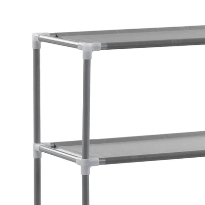 Scaffale per Bagno con 3 Ripiani Argento 53x28x169 cm - homemem39