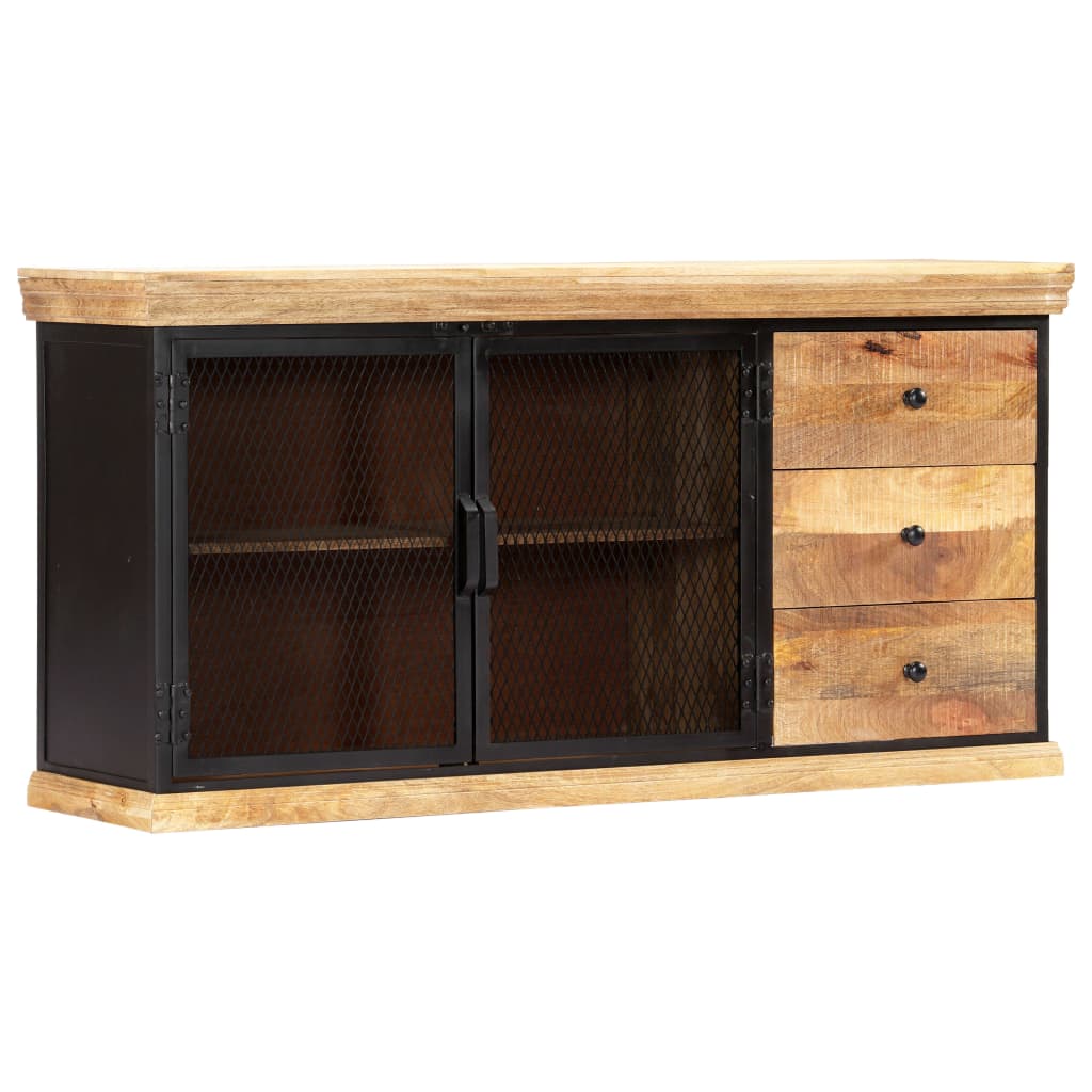 Credenza 150x40x75 cm in Legno Massello di Mango - homemem39