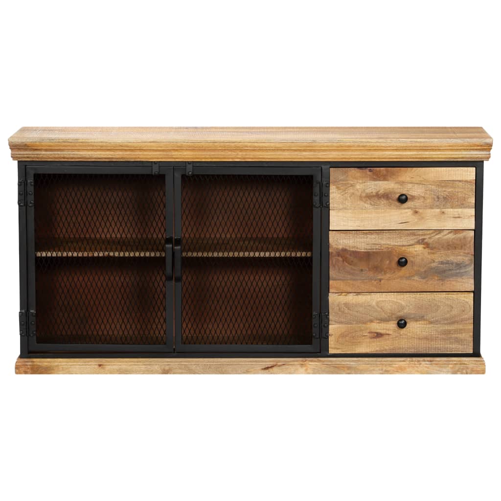 Credenza 150x40x75 cm in Legno Massello di Mango - homemem39