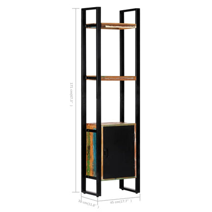 Libreria 45x30x171 cm in Legno Massello di Recupero - homemem39