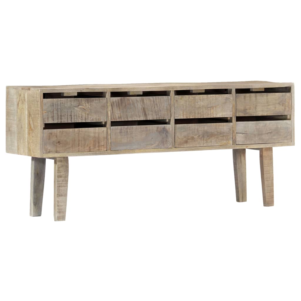 Credenza 140x30x60 cm in Legno Massello di Mango - homemem39