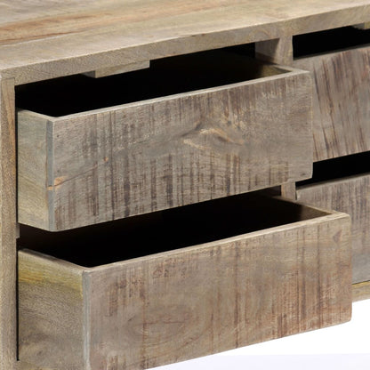 Credenza 140x30x60 cm in Legno Massello di Mango - homemem39