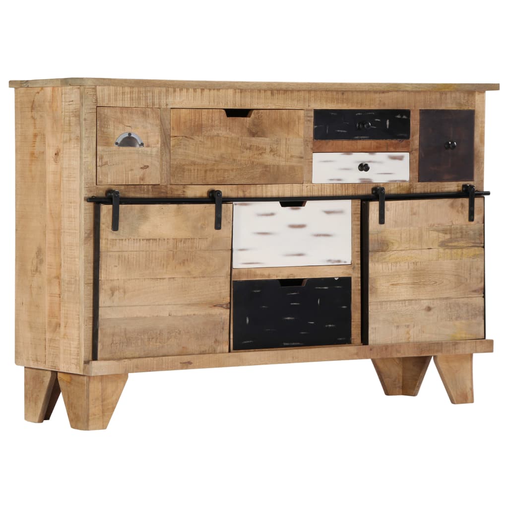 Credenza 140x38x90 cm in Legno Massello di Mango - homemem39