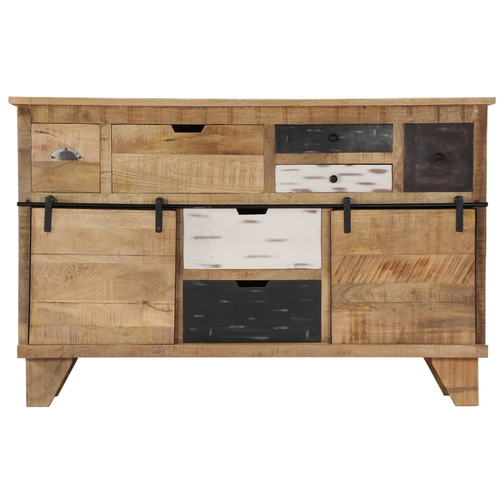 Credenza 140x38x90 cm in Legno Massello di Mango - homemem39