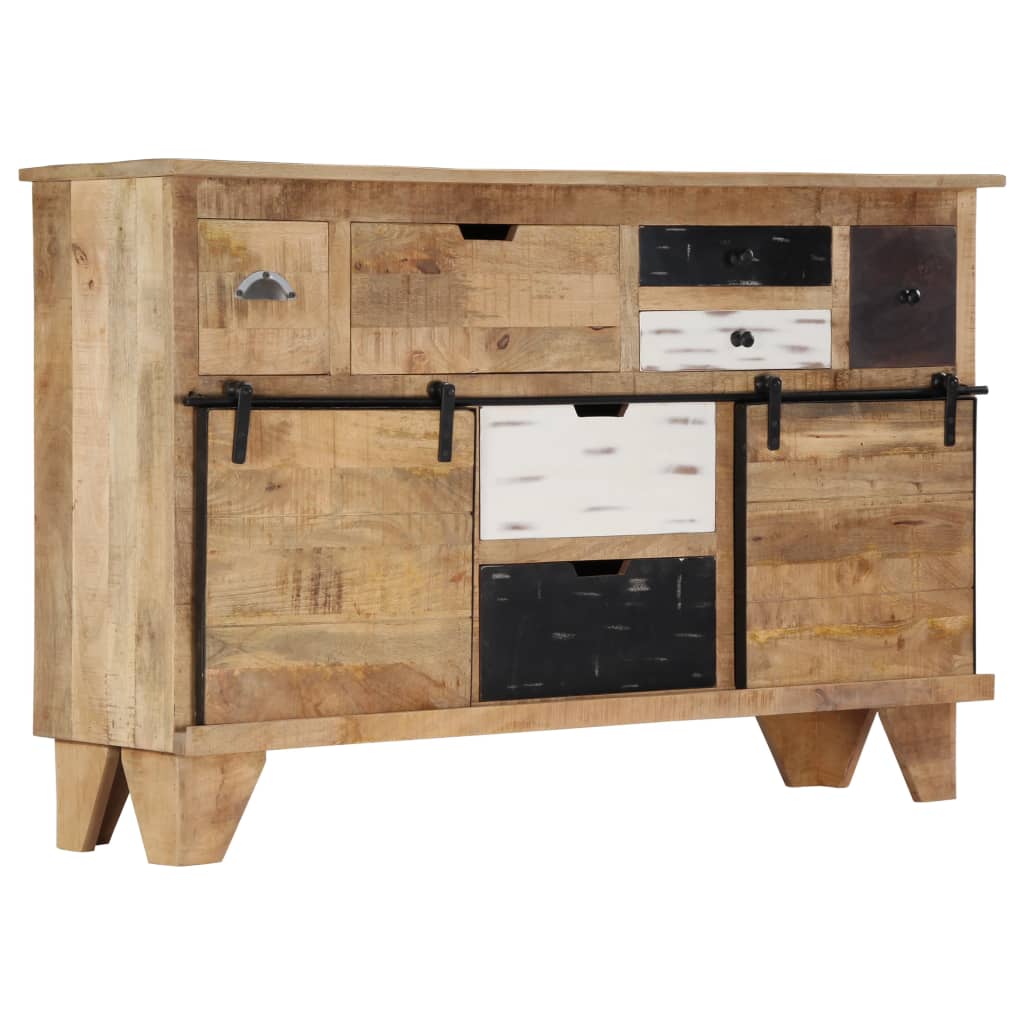 Credenza 140x38x90 cm in Legno Massello di Mango - homemem39