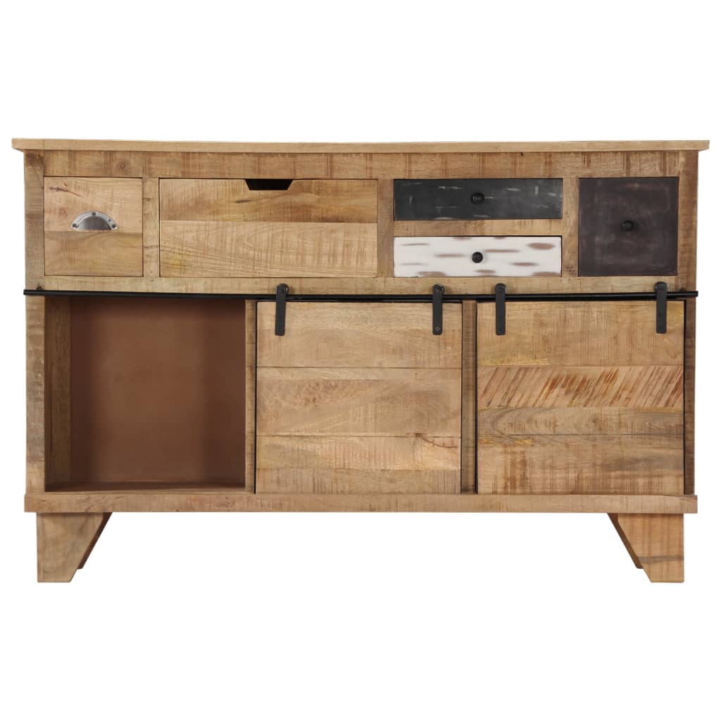 Credenza 140x38x90 cm in Legno Massello di Mango - homemem39