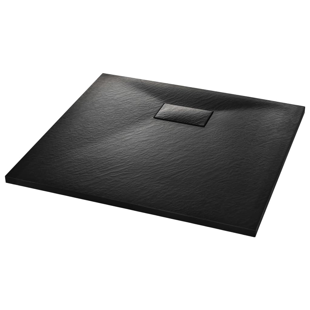 Piatto Doccia in SMC Nero 90x80 cm - homemem39