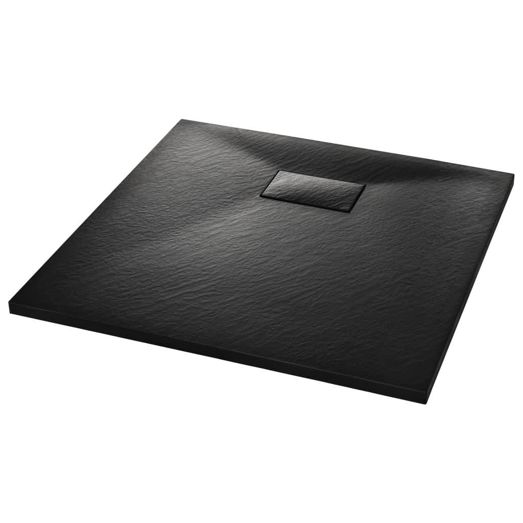 Piatto Doccia in SMC Nero 90x90 cm - homemem39