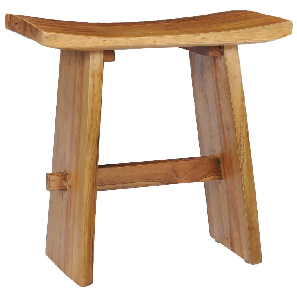 Sgabello in Legno Massello di Teak - homemem39