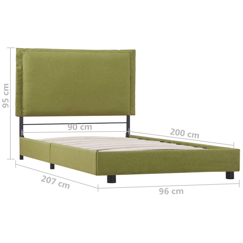 Giroletto Verde in Tessuto 90x200 cm - homemem39