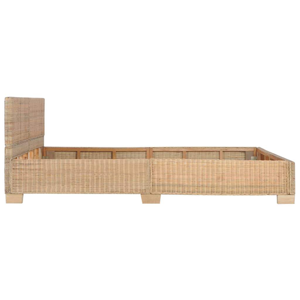 Giroletto Intrecciato a Mano in Vero Rattan 160x200 cm - homemem39