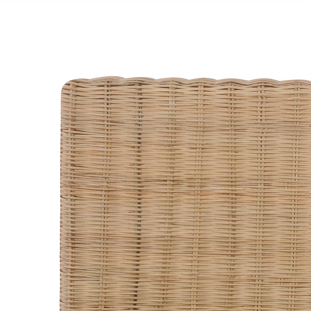 Giroletto Intrecciato a Mano in Vero Rattan 180x200 cm - homemem39